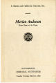 Marian Anderson, Franz Rupp at the Piano