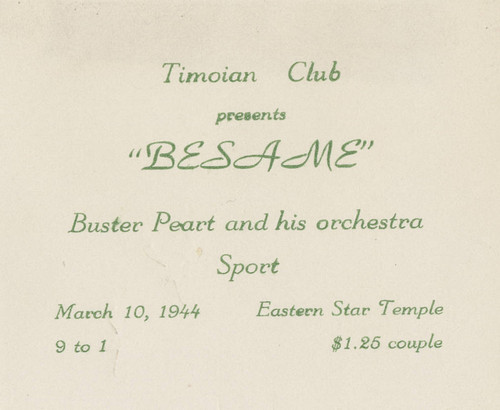 Besame by the Timoian Club