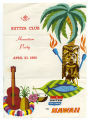 Sutter Club Hawaiian Party Menu