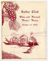 Sutter Club Wine and Harvest Dinner Dance