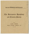 Sacramento Sympthony and Oratorio Society