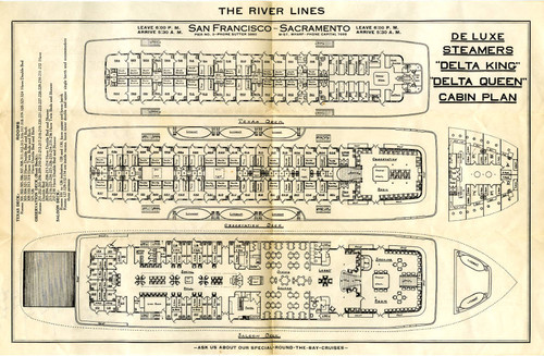 River Lines Streamer Map