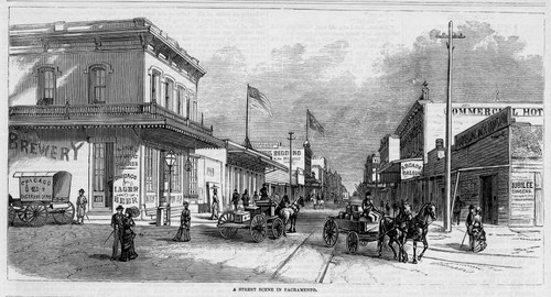 A Street Scene in Sacramento