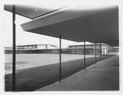 Montgomery High School quad, Santa Rosa, California, 1959