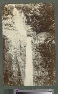 Waterfall, Anatom, Vanuatu, ca.1900