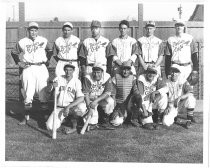 "Ted Shipley & his 1940 softball team"