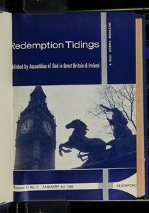 Redemption tidings, vol. 41, nos. 1-52, 1 Jan. - 24 Dec. 1965