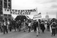 Contingent of international delegates