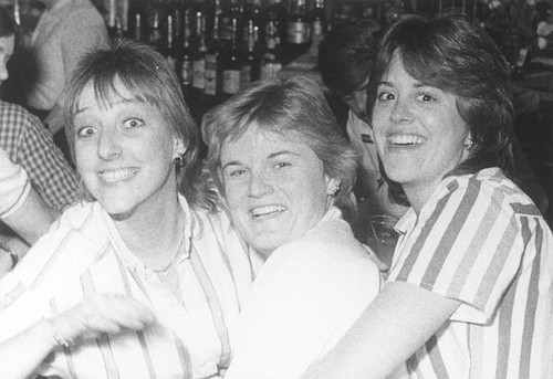 Group portrait of smiling women