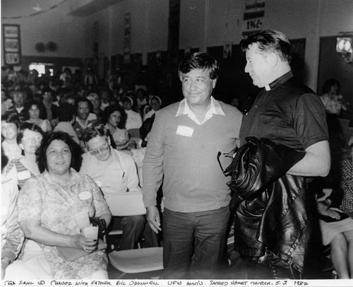 Cesar Chavez with father Bill O'donnell