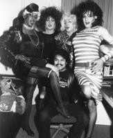 Man with four female impersonators