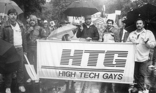 High Tech Gays march in support of AB-1