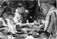 Savoy/Silver Fox picnic chow line