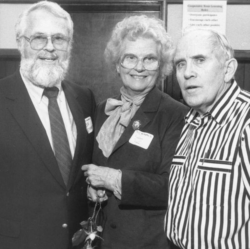 Ron Schmidt, Pauline Pace and a man