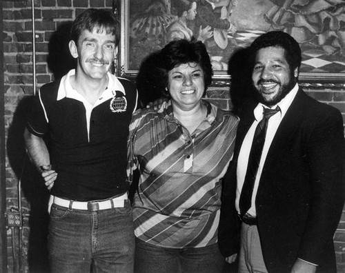 Group photograph of three unknown individuals