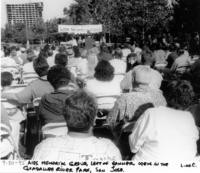 Opening of the AIDS Memorial Park