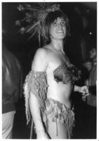 Dixie Cox Marie in feathered costume