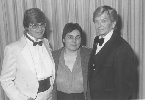 Group portrait of three women