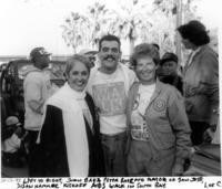 Joan Baez, Peter Baez and Susan Hammer