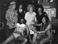 Group portrait of female impersonators