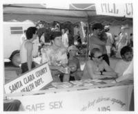 Safe sex education booth