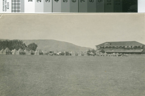 California "Grizzlies" training camp at Tanforan Racetrack, 1917