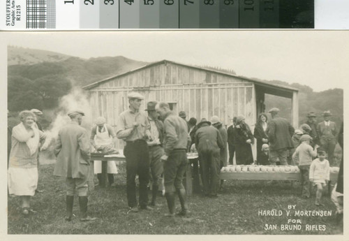 Gathering of the San Bruno Rod & Gun Club, ca. 191-?