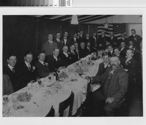 First Volunteer Firemen's Banquet, 1914