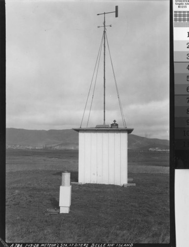 Meteorological Station at Site #2, Belle Air Island, January 13, 1928