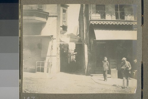 [Unidentified alley, Chinatown.]