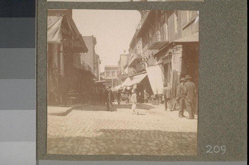 [Alley scene, Chinatown.]