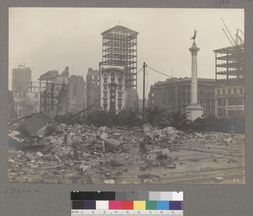 [Ruins of Union Square vicinity.]