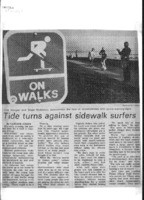 Tide turns against sidewalk surfers