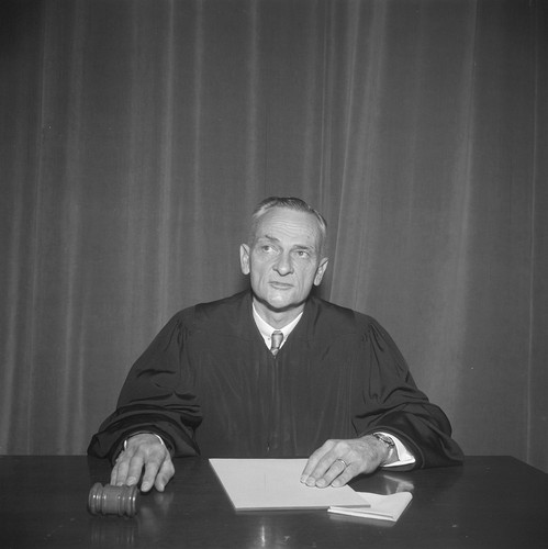 Judge Rupert Crittenden who presided