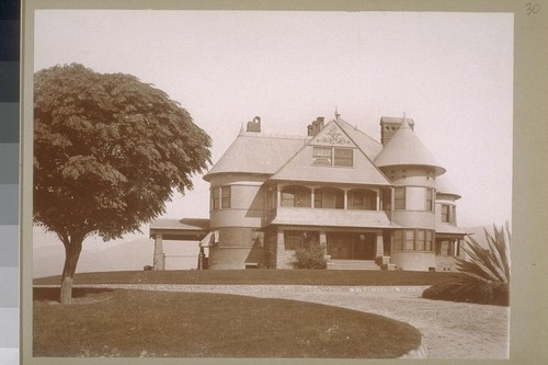 Residence of Wm. [William] Stanton, Grace Hill, Pasadena