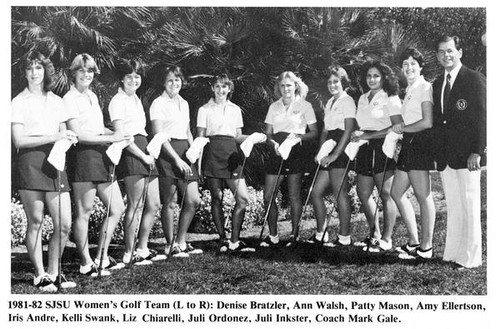 Women's Golf team players