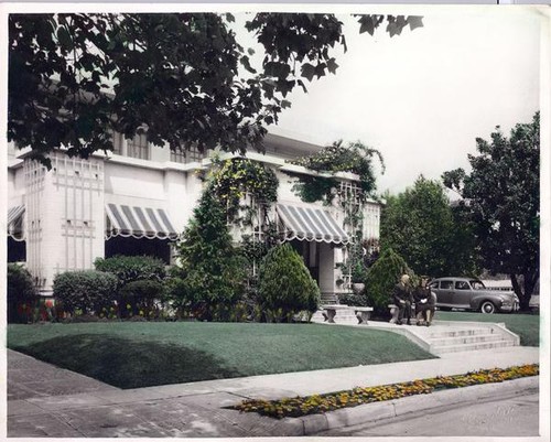 Color photograph of a house