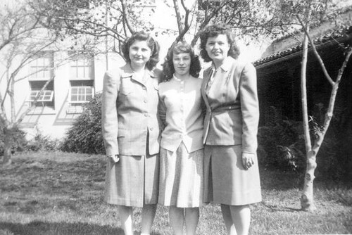 Students during the 1947 winter quarter