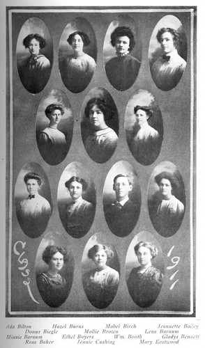 Graduate class of 1911