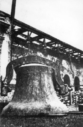 Tower Bell after a fire