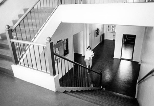 Stair view of the Home Economics building