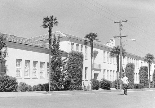 Home Economics building seen from the street