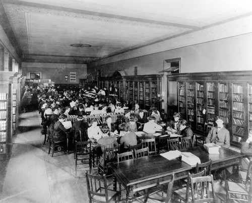 Interior of the library