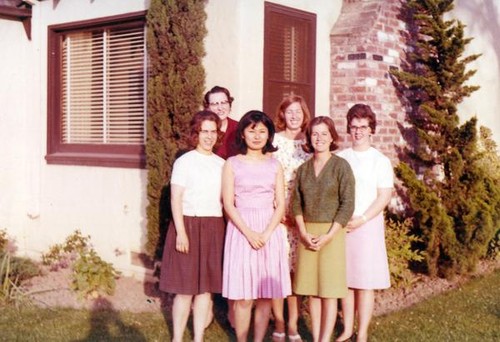 Students posing for photograph