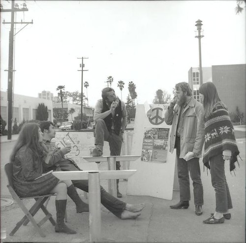 Student activists against the draft