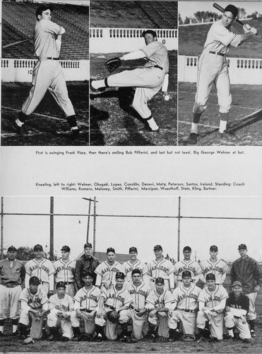 San Jose State College baseball team