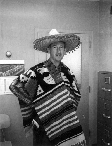 Man in Mexican dress