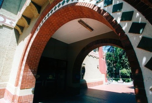 View of tile work and arch