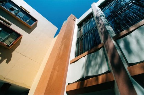 Book design above entrance