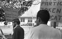 Student protest on campus